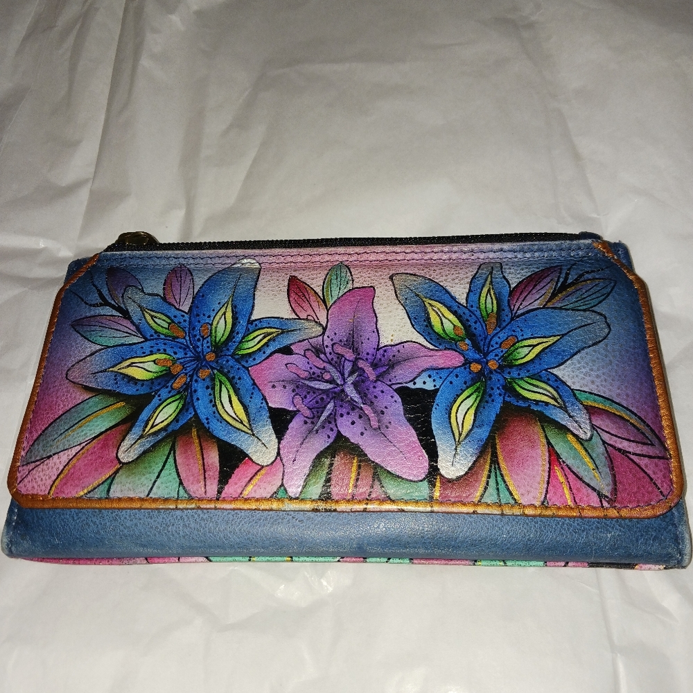 Amuschka large wallet NWOT. - Picture 2 of 7